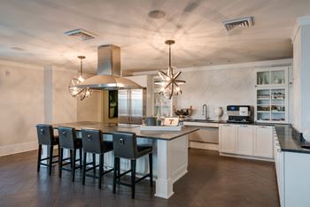 Clubhouse with catering kitchen